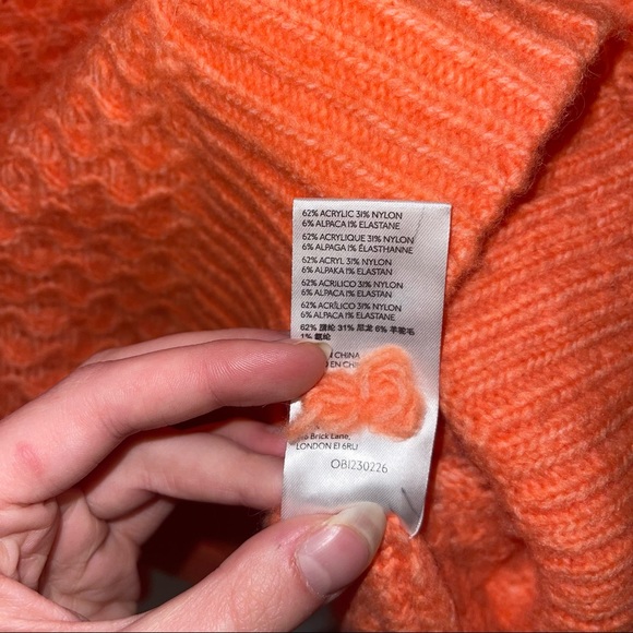 By Anthropologie Bia Oversized Mock Neck Knit Sweater - Picture 9 of 11